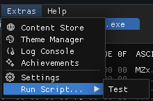 Run Script Menu