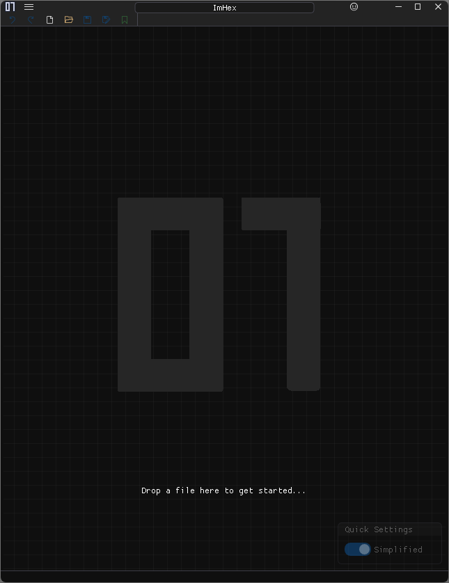 Simplified Welcome Screen