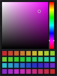 Bookmark color picker