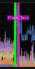 Highlighted plain text