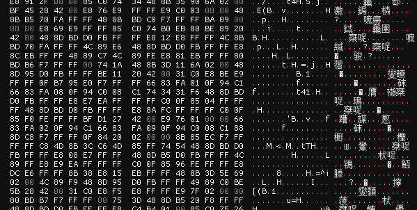 Bytes, ASCII and custom encoding column