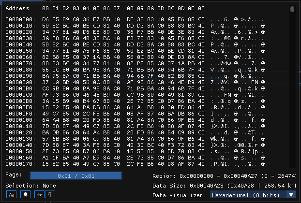 Hex Viewer Visualizer