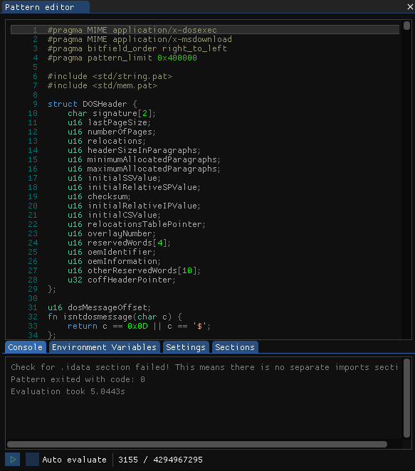 The Pattern Editor View